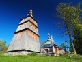 Przed cerkwią w Turzańsku stoi najwyższa w Polsce drewniana wolnostojąca dzwonnica słupowa z 1817r.!