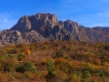 Panorama na masyw Demerdżi położony w pobliżu Ałuszty, KRYM.