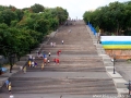 Odessa schody potiomkinowskie prowadzące na bulwar morski.
