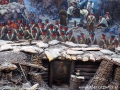 Panorama obrony Sewastopola - łącząca elementy malarskie z rzeczywistymi.