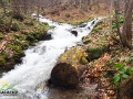Wiosną potoki niosą dużo wody pochodzącej z topniejących śniegów.