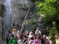 2005 czerwiec, SŁOWACJA wodospady w Słowackim Raju, Wycieczka z Ustrzyk Dolnych