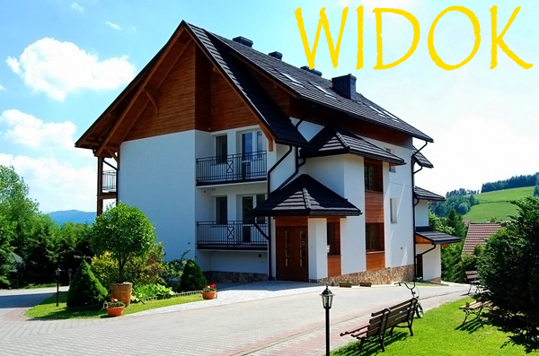 WIDOK - domki i pokoje w centrum Polańczyka z widokiem na Zalew Soliński i góry!