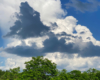 Chmury nad Bieszczadami i niepowtarzalne zdjęcie wykonane na pograniczu Bieszczad i Beskidu Niskiego.