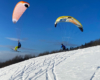 SnowGliding na szybowisku w Bezmiechowej - to sport ekstremalny i jedna z najbardziej malowniczych i pokazowych atrakcji w Bieszczadach zimą.