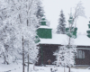 Cerkiew w Szczawnem zimą często jest przykryta śniegiem - drewniana cerkiew na Szlaku Ikon Doliny Rzeki Osława...