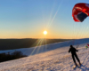 Góra Rzepedka i SnowGliding na łąkach Nadleśnictwa Lesko - to sport ekstremalny, który powstał w Bieszczadach i jest jedną z najbardziej malowniczych atrakcji zimowych Województwa Podkarpackiego.
