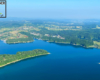WYSPA MAŁA zwana Wyspą Zajęczą na środku Zalewu / Jeziora Solińskiego między Polańczykiem i Soliną - to  jedna z najważniejszych atrakcji Województwa Podkarpackiego i Bieszczad.