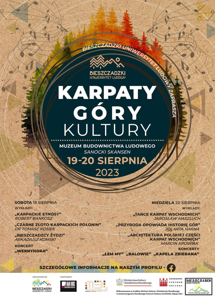 SANOK 19-20 sierpień 2023 Karpaty Góry Kultury 