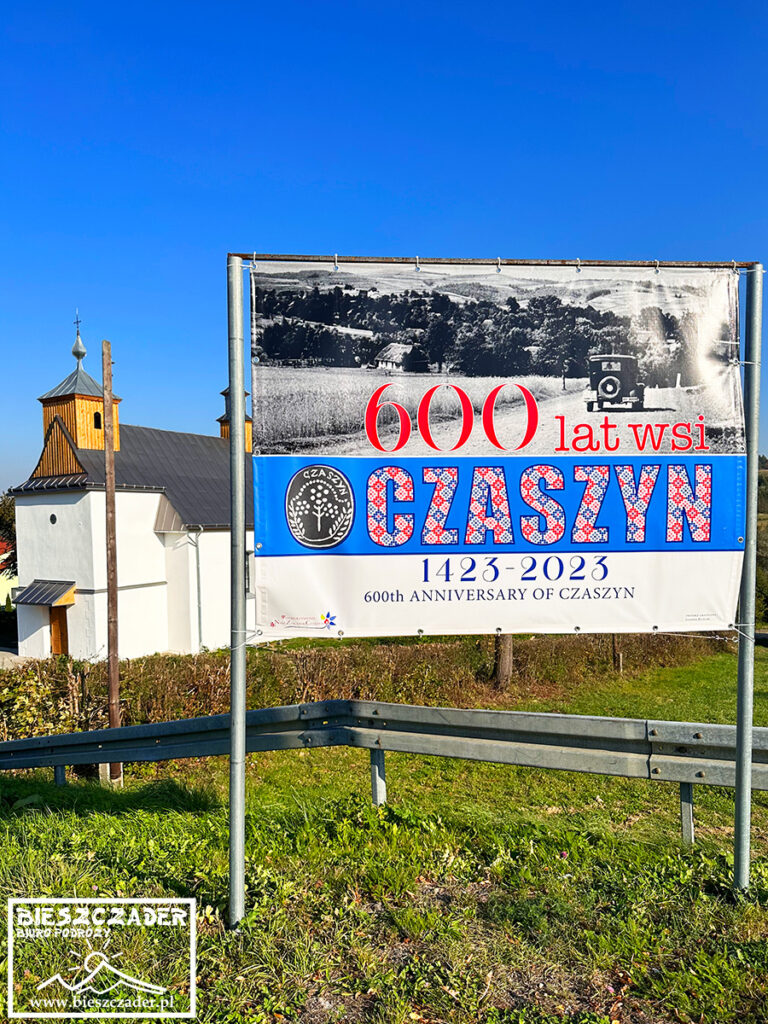 600 lat miejscowości CZASZYN i dawna cerkiew.