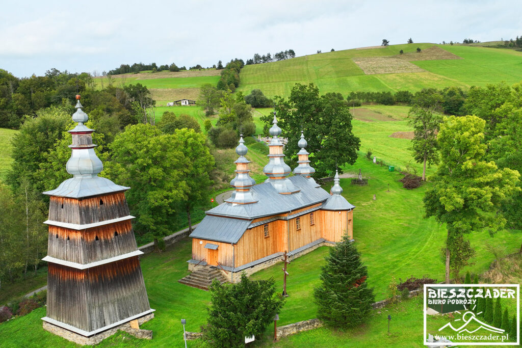 Drewniana cerkiew w TURZAŃSKU z 1803r. wpisana na listę światowego dziedzictwa UNESCO na szlaku ikon doliny Osławy.