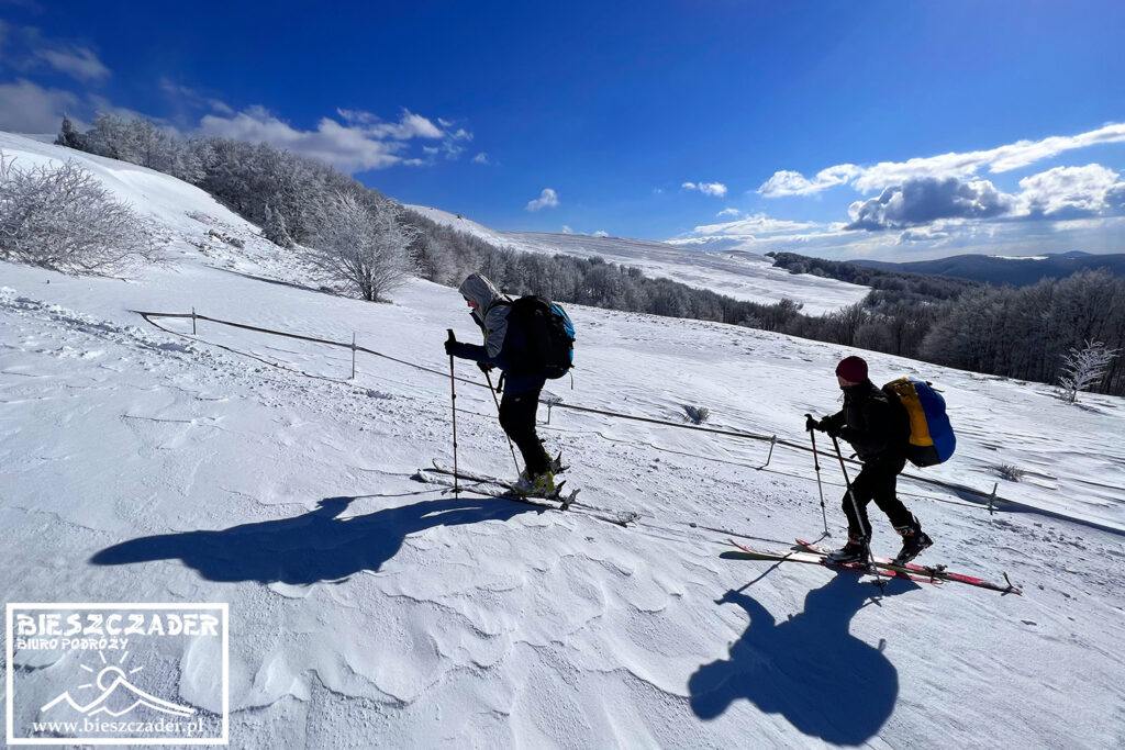 Narty Ski Tour w Bieszczadach na połoniny zimą